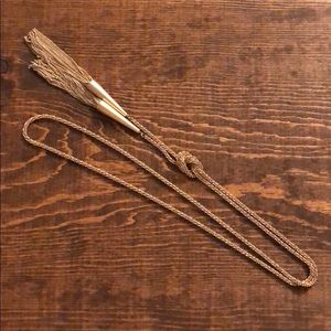Kendra Scott knot tassel necklace